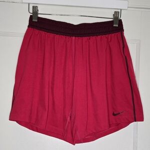 Nike Pink/Red Dri-Fit Athletic Shorts - Women's Small